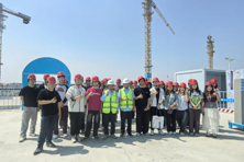 我校开展新校区建设产教融合基地实践教学活动